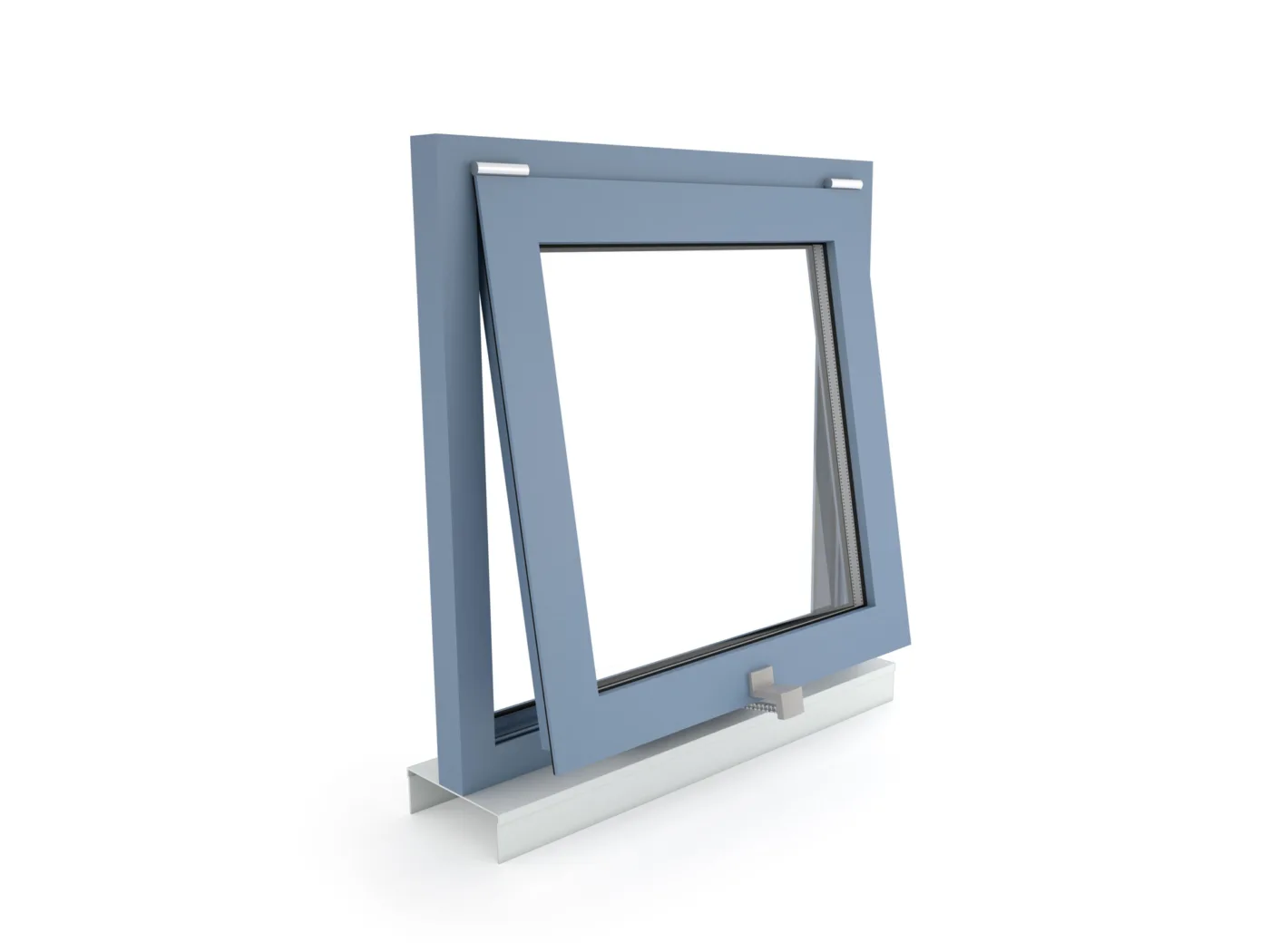 VCD 203 - Surface mounting on an top-hung window opening inwards