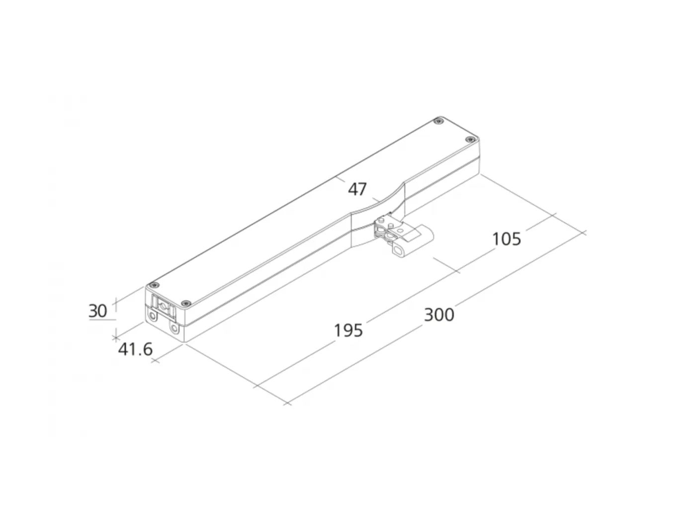 VCD 203 - Dimensions