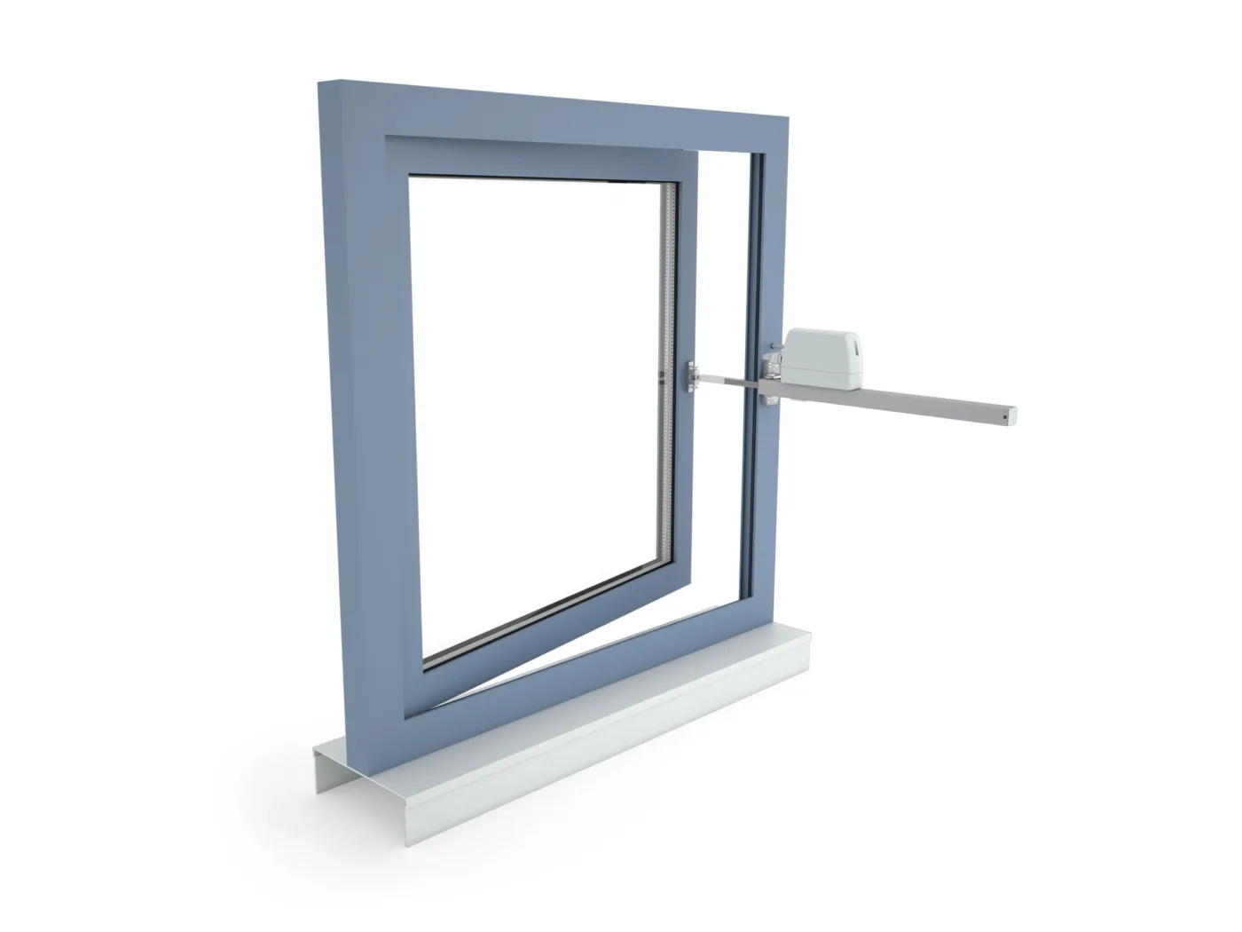 ZA 105-K - Povrchová montáž na otočné okno otvárané von