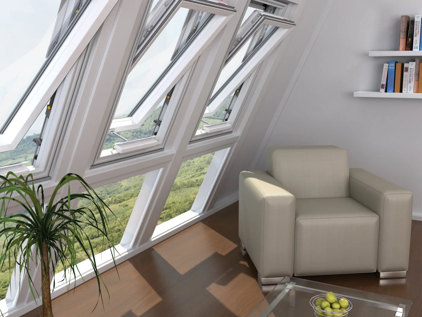 Daily ventilation at home, in the office or in the factory